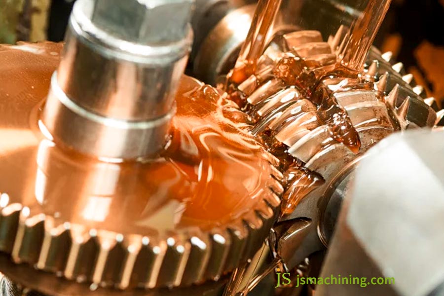Bronze gear machining
