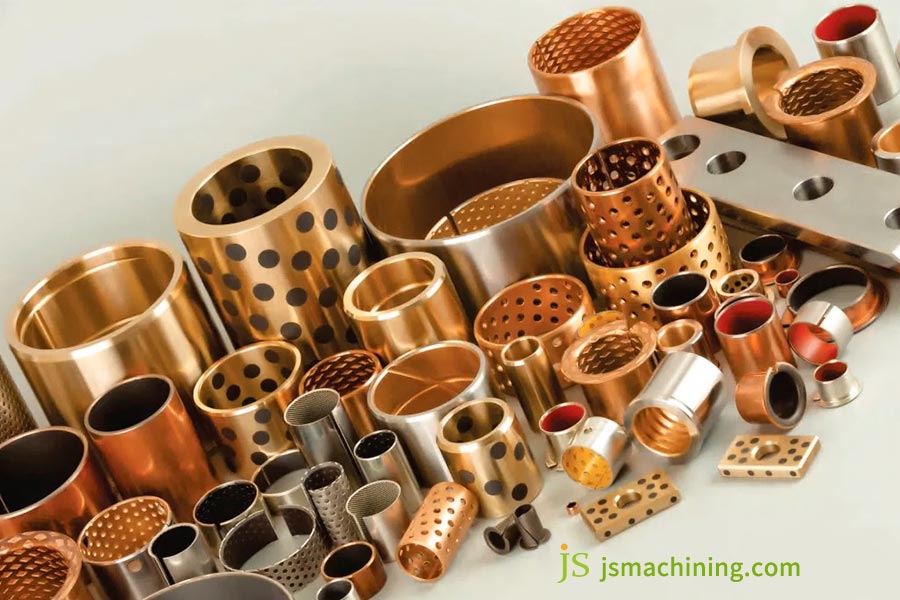 various types of bronze CNC parts