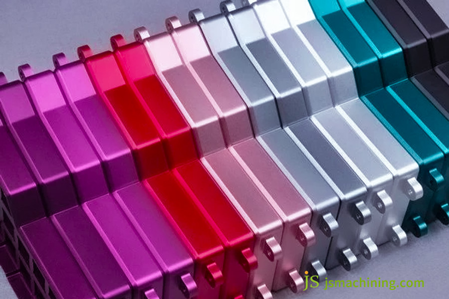Anodizing coloring parts