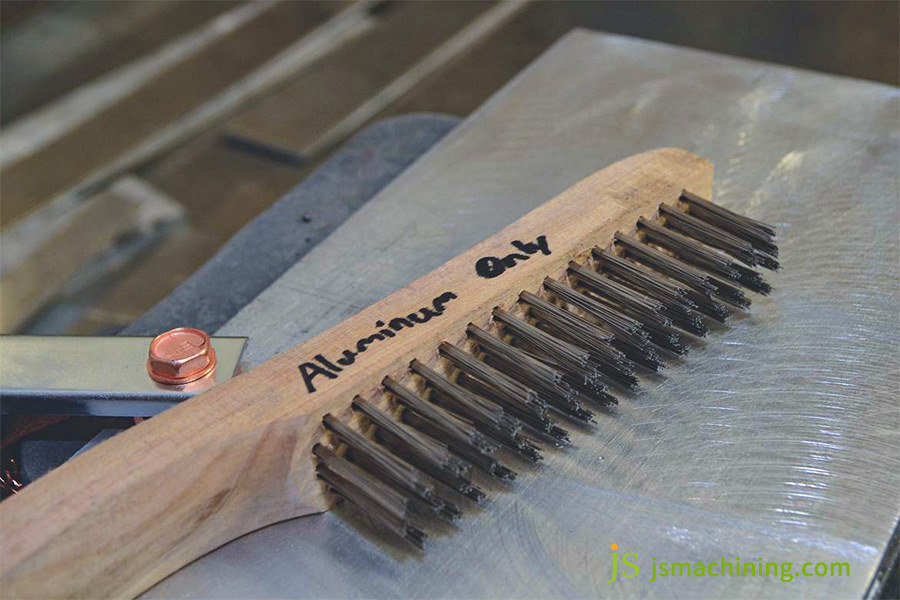 get the surface clean when tig welding of aluminium