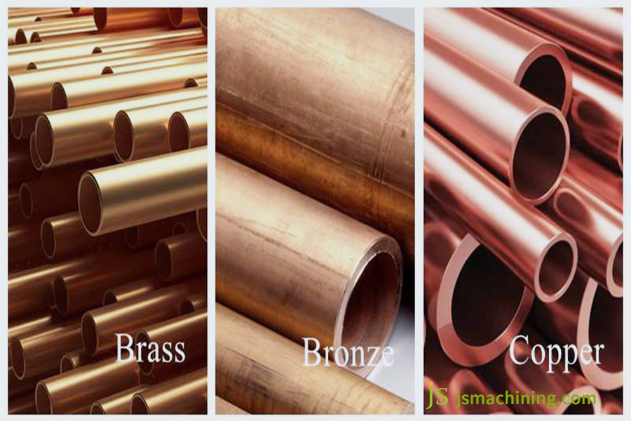 brass vs bronze vs copper
